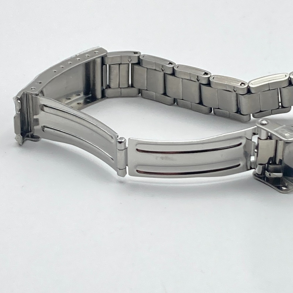 TFX Bulova Women's Watch 28mm Silver Tone Date WR Brushed New Battery 7.25" - Picture 15 of 15